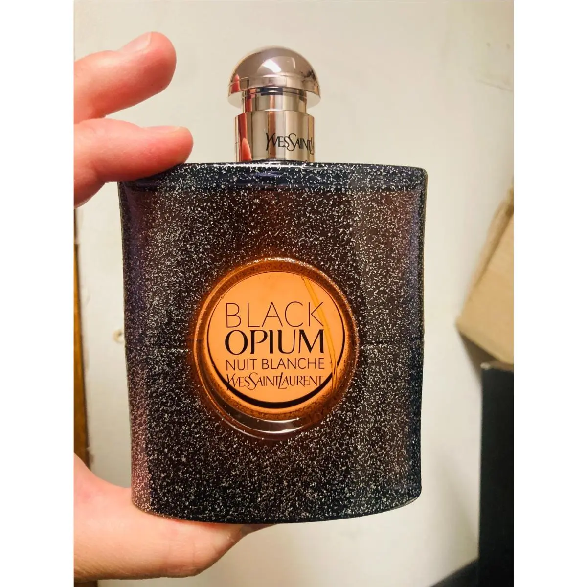 Black Opium Nuit Blanche 3 oz 90ML Women`s Eau de Parfum Rare by Yves Saint Laurent