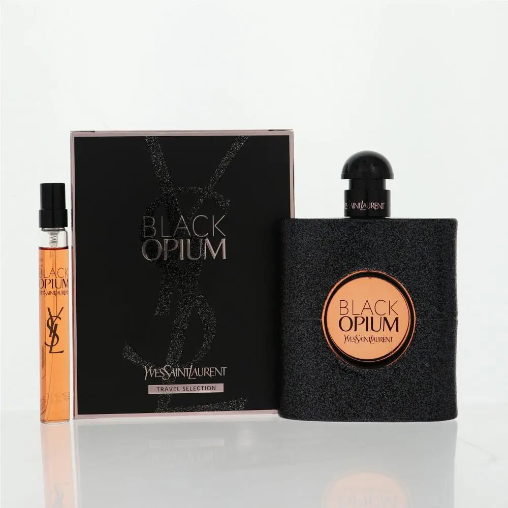 Opium Black by Yves Saint Laurent Gift Set For Women 2 Piece Set For Women: 3