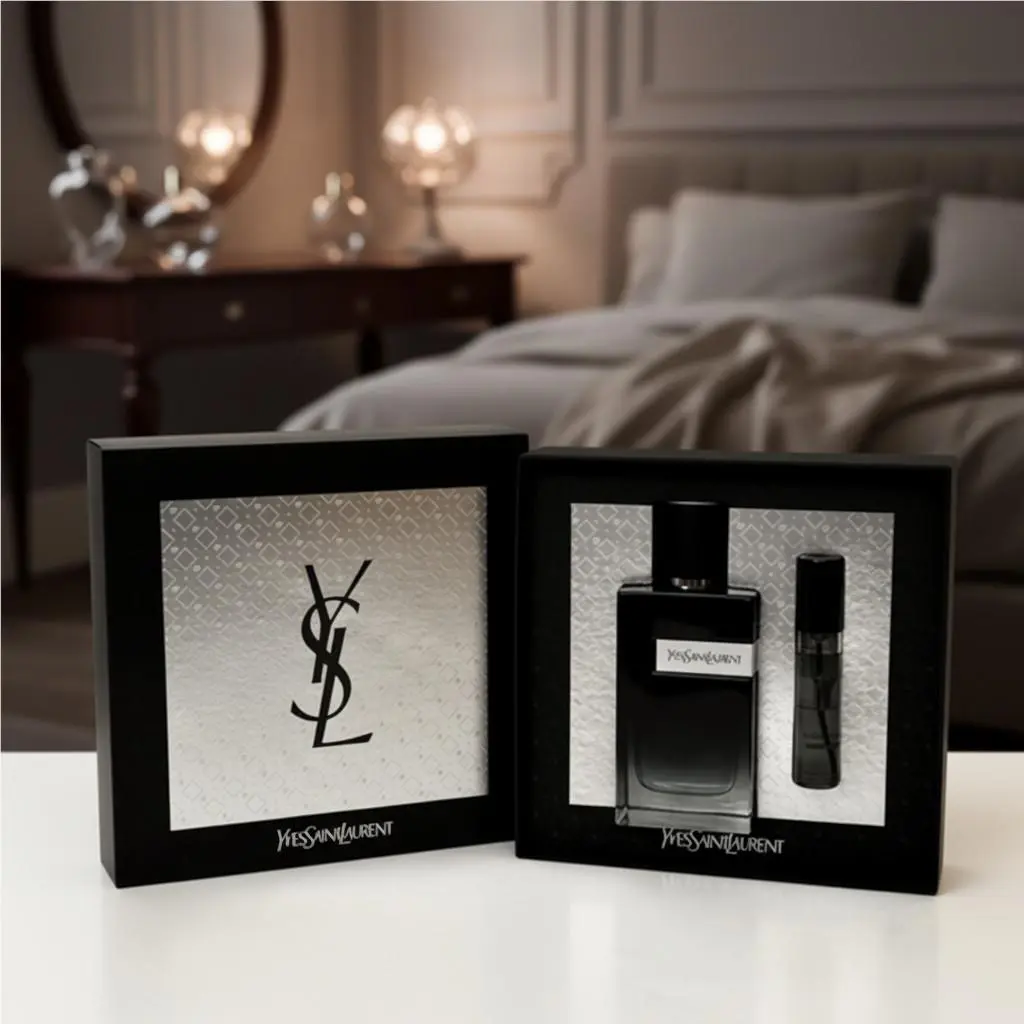 Ysl Y Eau de Parfum 2-Piece 3.3 Fl.oz Travel 0.33 Fl.oz Gift Set by Yves Saint Laurent