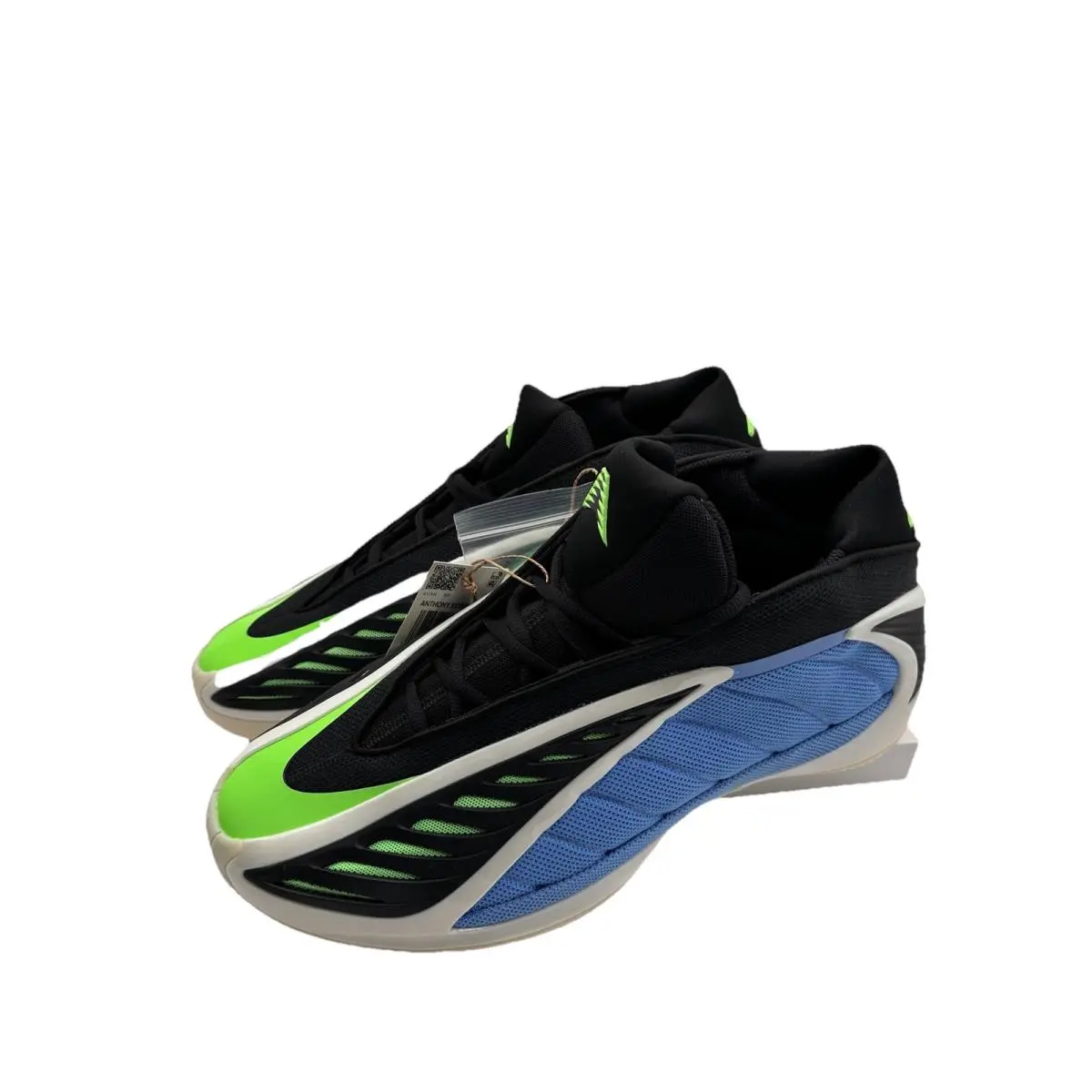 Adidas AE2 Men’s 11 Women’s 12 Anthony Edward’s Blue Fusion Blue Lime JR4359
