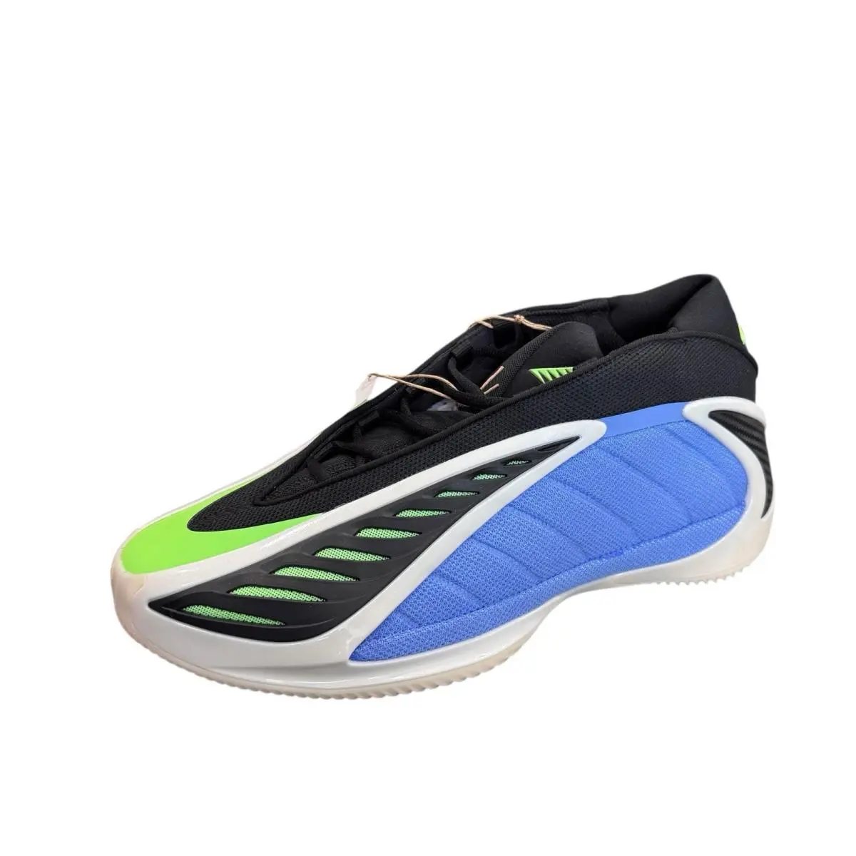 Adidas AE 2 Anthony Edwards `blue Fusion` White Black JR4359 Men`s Sz 11.5