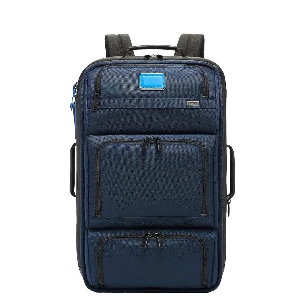 Tumi Alpha Excursion Backpack Duffel Navy Carry-on Travel Bag 22x14