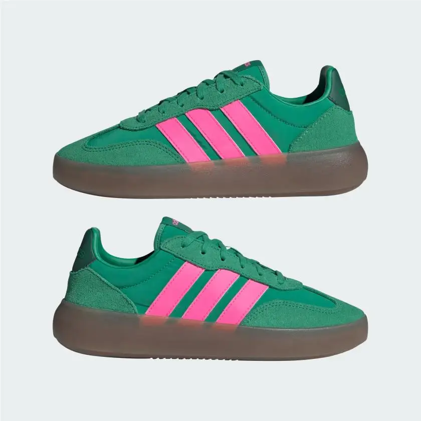 Adidas shoes - adidas Barreda - Barreda - JR3540 - Semi Court Green/Lucid Pink (UPC: 197621828325) 2