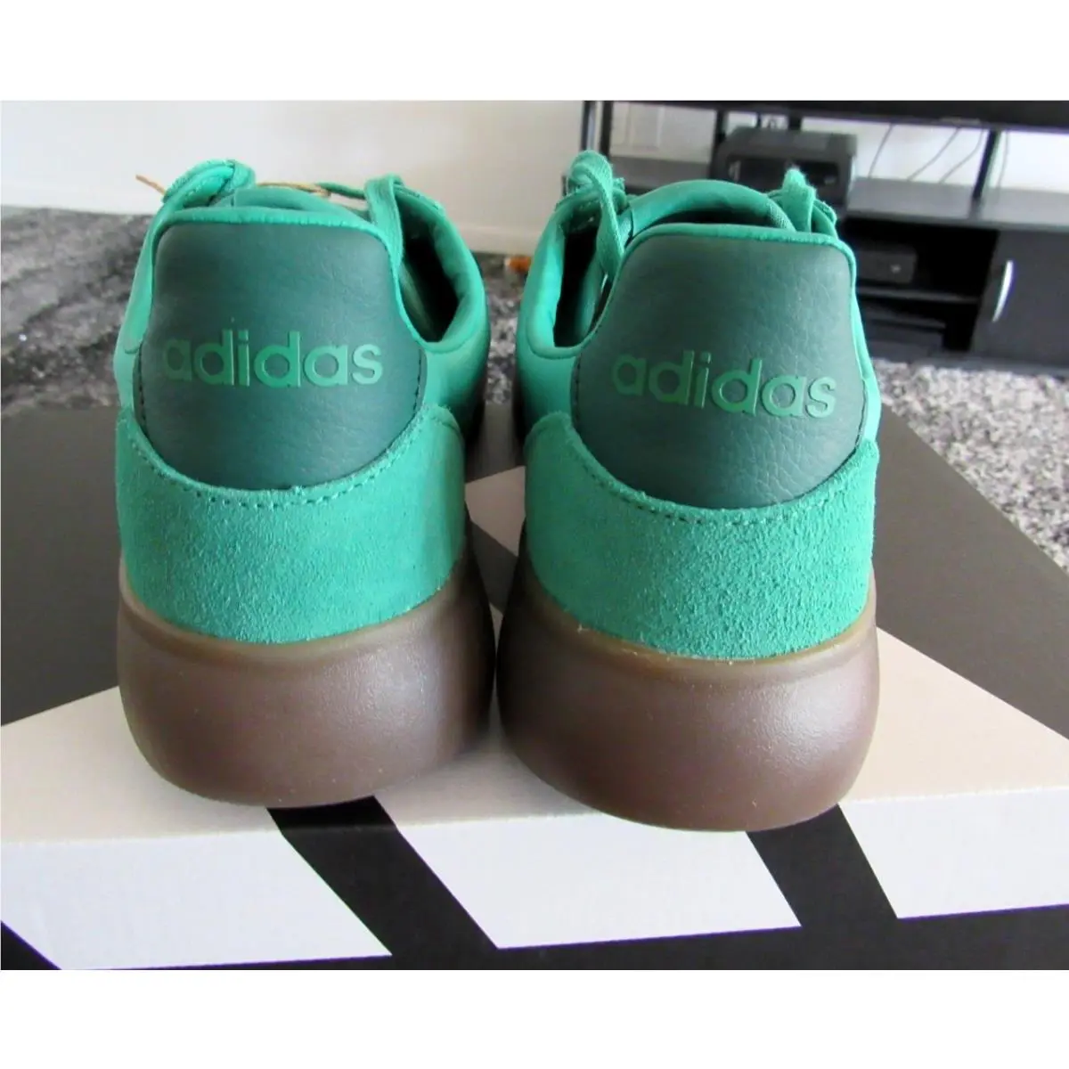 Adidas shoes - adidas Barreda - Barreda - JR3540 - Semi Court Green/Lucid Pink (UPC: 197621828325) 0