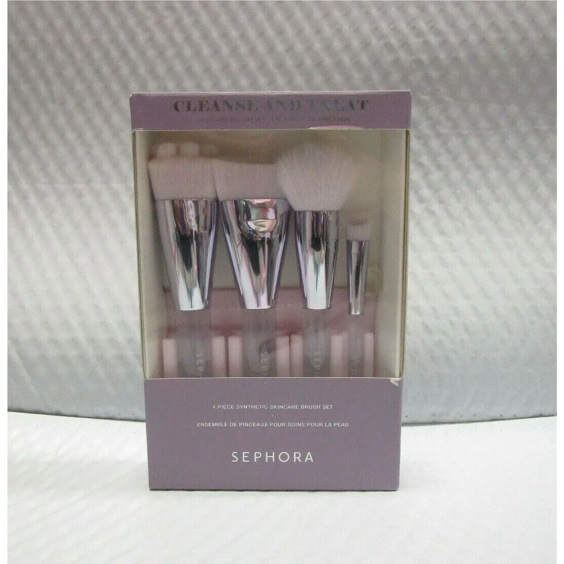 cleanse and Treat 4 PC Synthetic Skincare Brush Set by Sephora