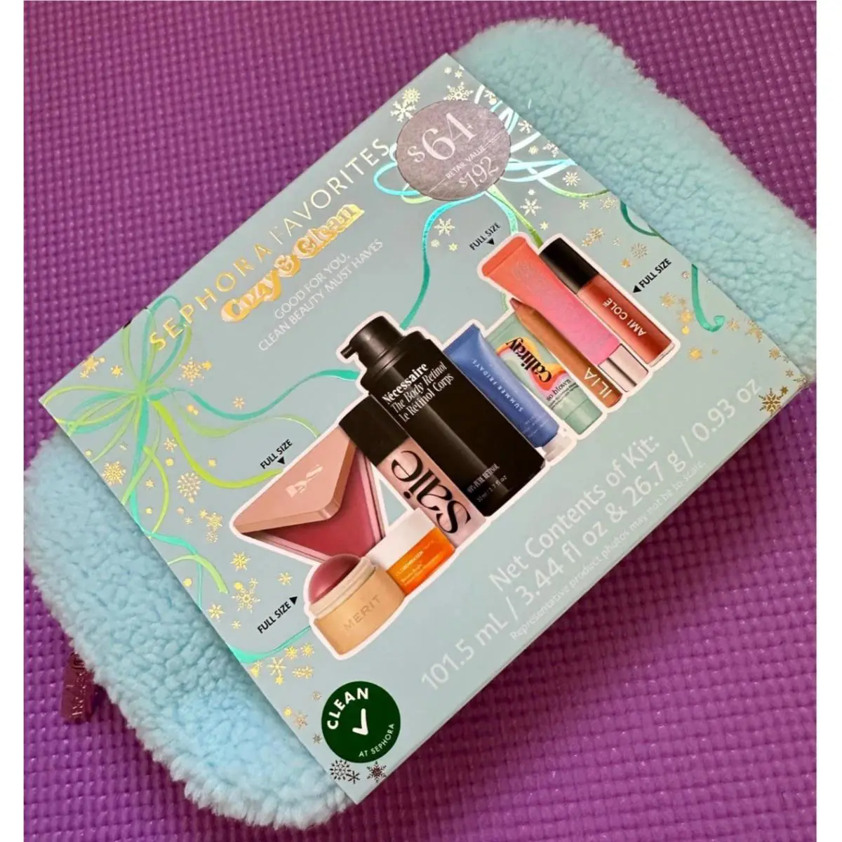 Sephora Favorites Cozy Clean Holiday Set 2024 Limited Edition