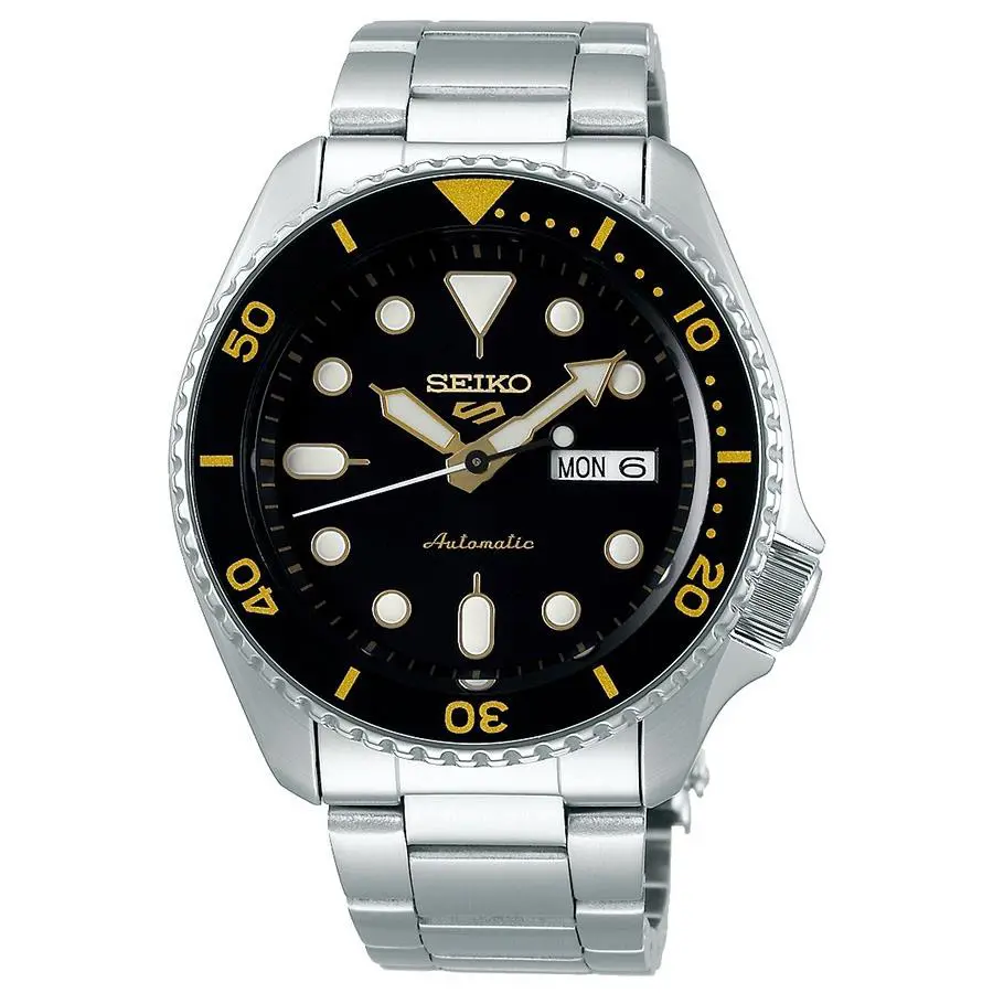 Seiko SRPD57K1 SRPD57 42mm Men Automatic Stainless Rotating Date 100m WR