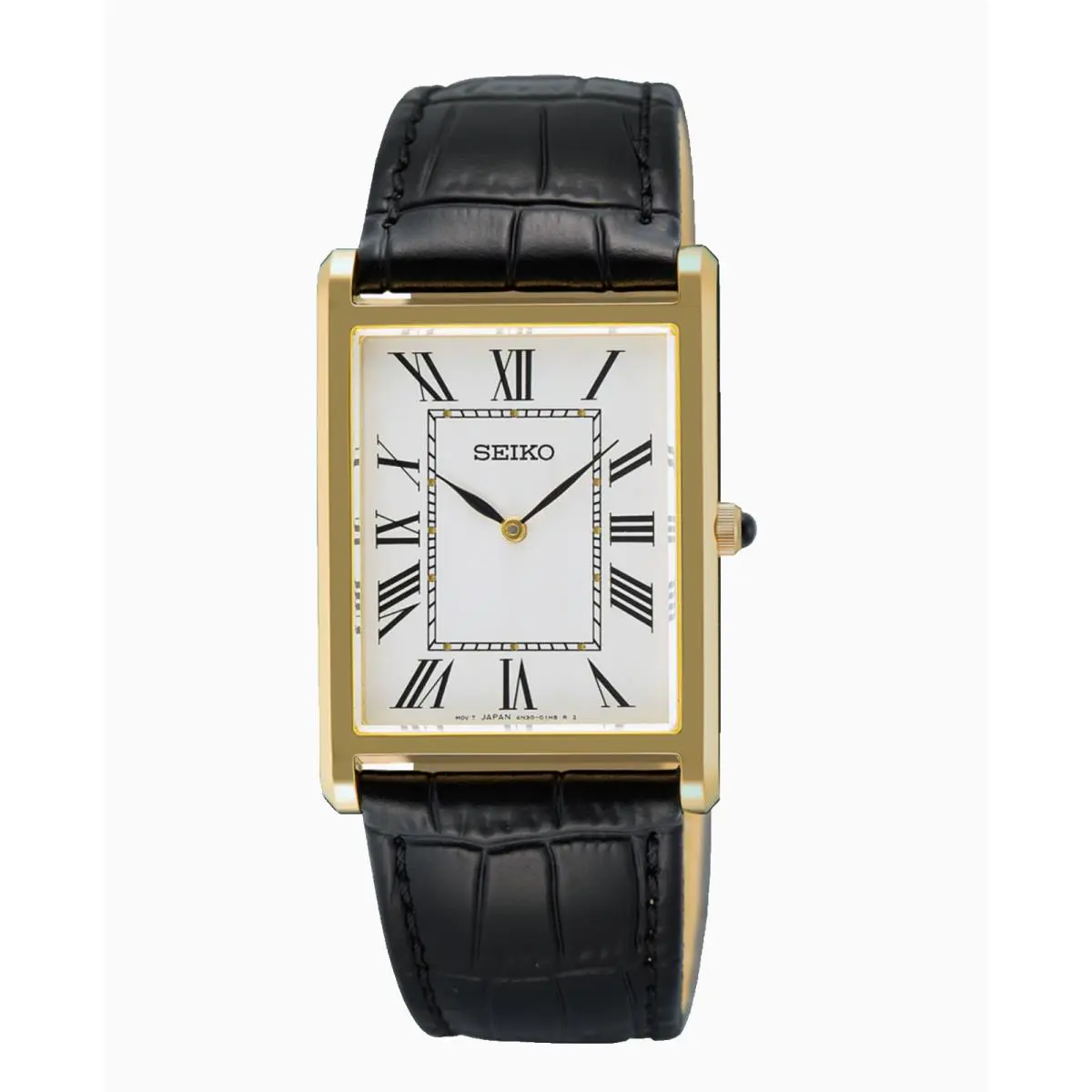 Seiko Classic Quartz White Dial Men`s Watch SWR104P1