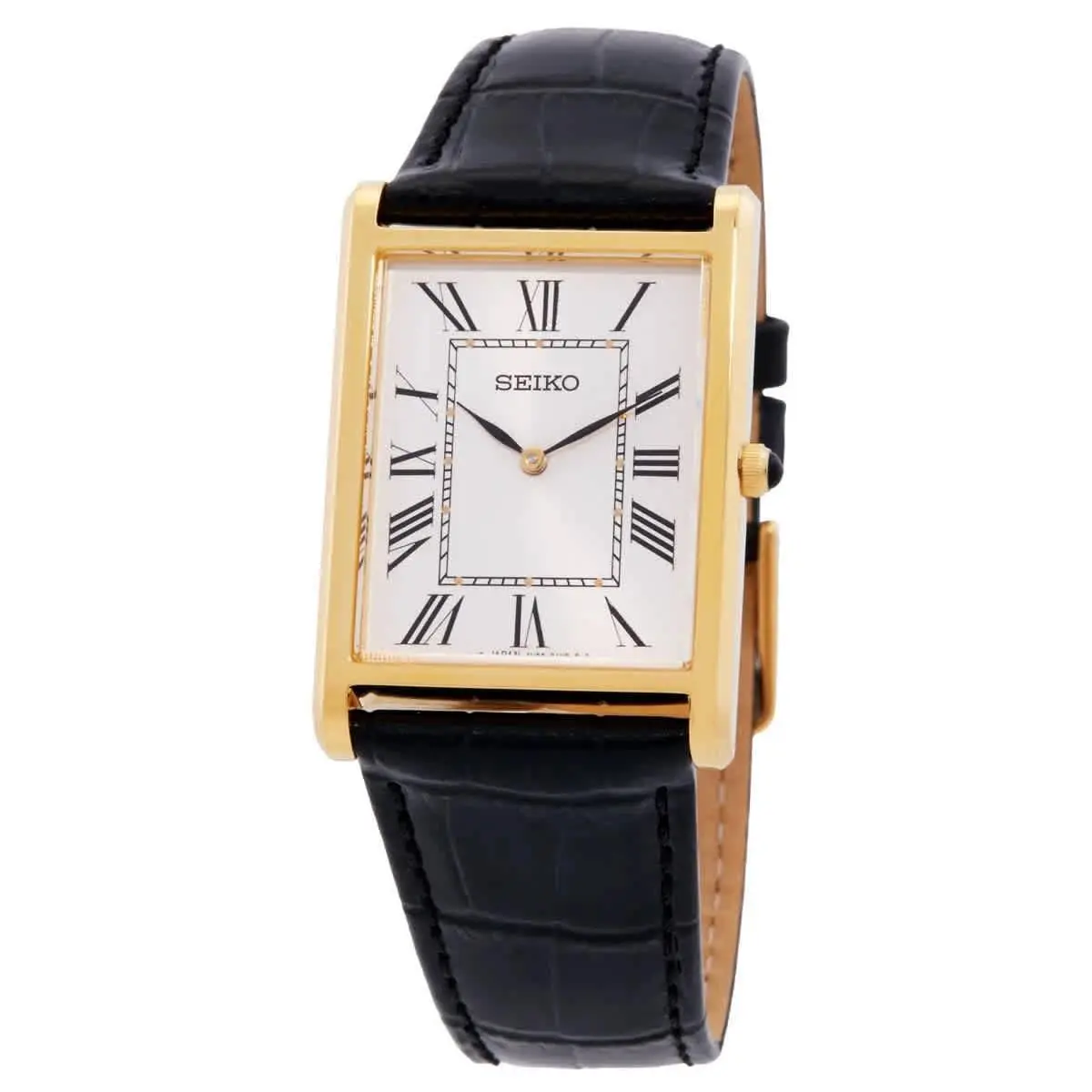 SWR104P1 Classic Quartz White Dial Men`s Watch by Seiko