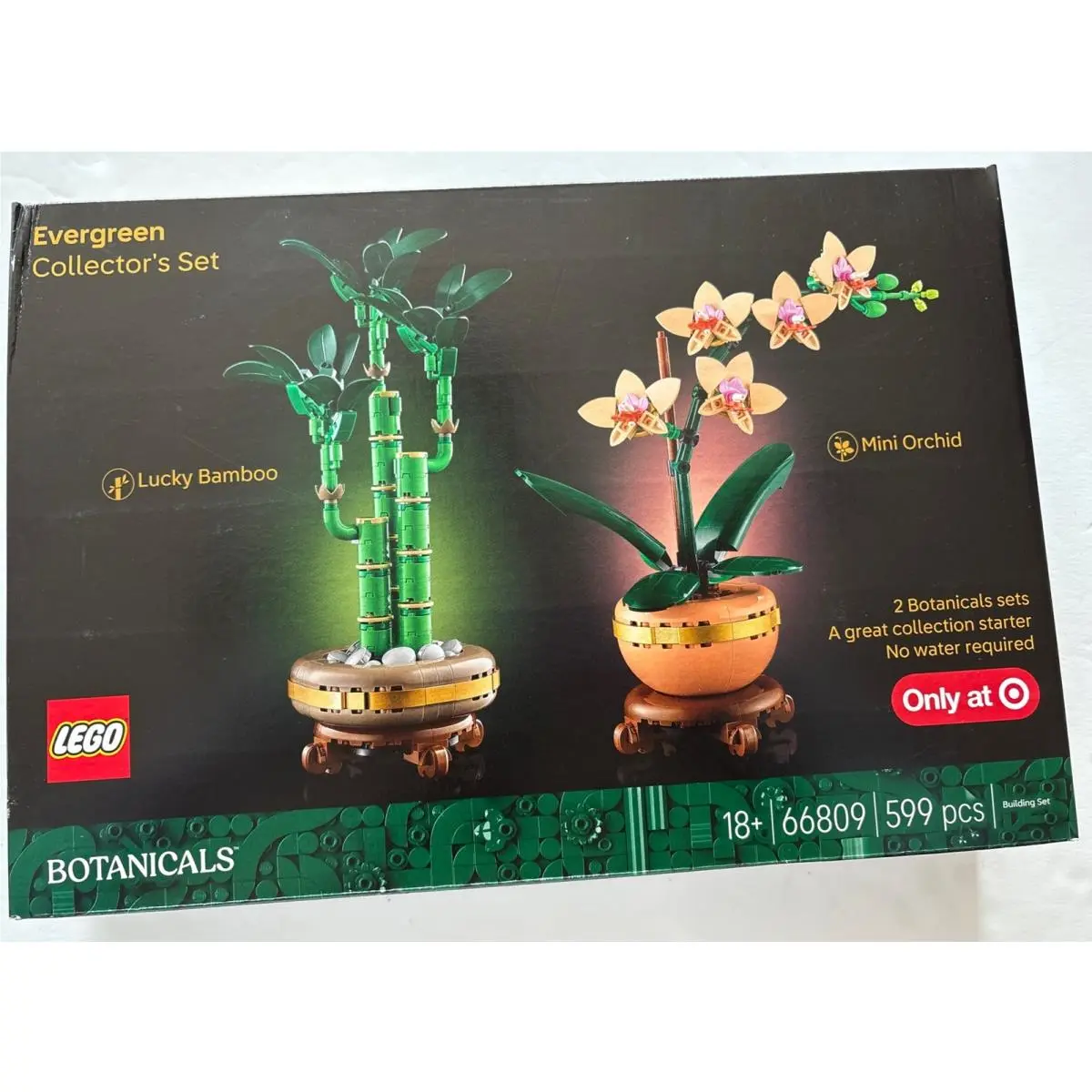 Lego Botanicals Target Exclusive Set 66809 Mini Orchid Lucky Bamboo 2 Plants