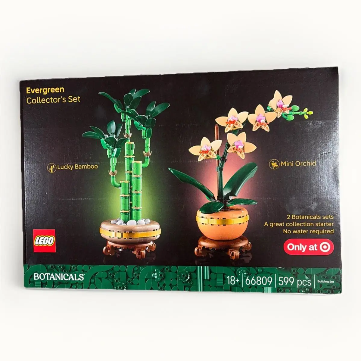 Lego Botanicals Evergreen Collector`s Set 66809 Bamboo Orchid Target Exclusive - Green