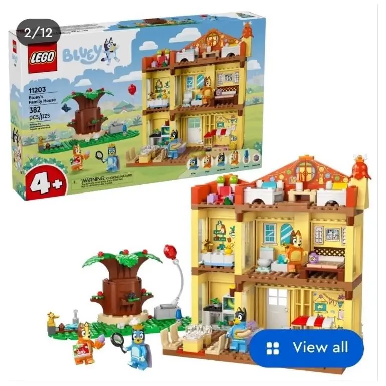 Lego Bluey: Bluey`s Family House 11203- 382 Pcs 4+ Bingo Dad Mom