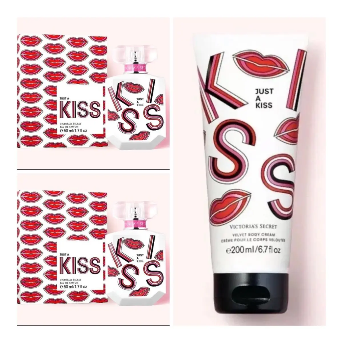 Victoria’s Secret Just A Kiss Eau de Parfum 1.7 Fl.oz. 2 and Body Cream