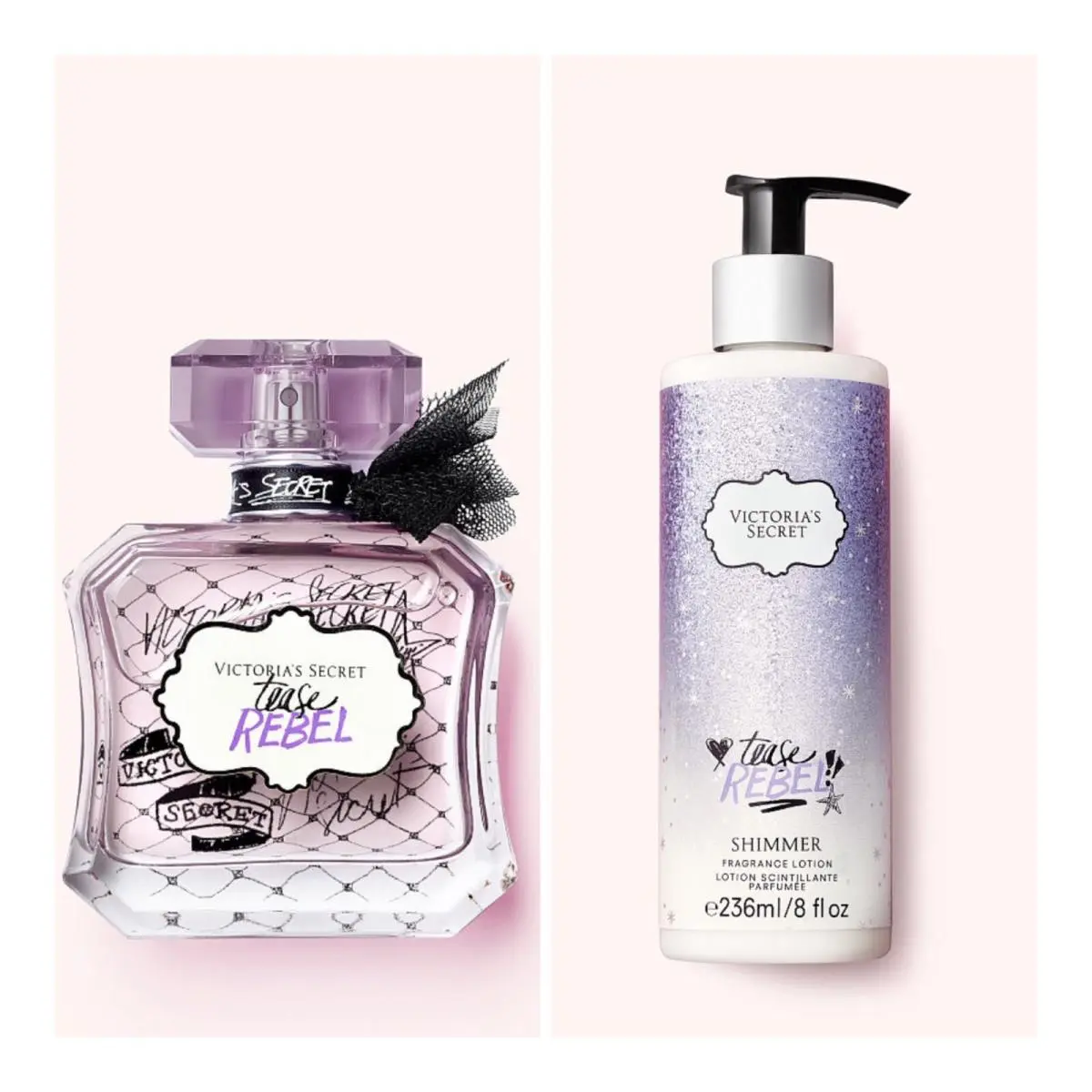 Victoria`s Secret Tease Rebel Eau de Parfum 1.7 Fl.oz /shimmer Fragrance Lotion by Victoria's Secret