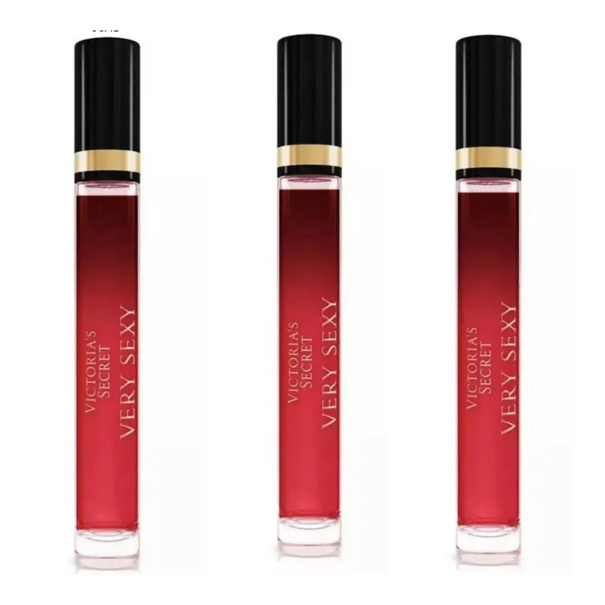Victoria`s Secret Very Sexy Eau de Parfum Rollerball .23 Fl.oz. Lot of 3