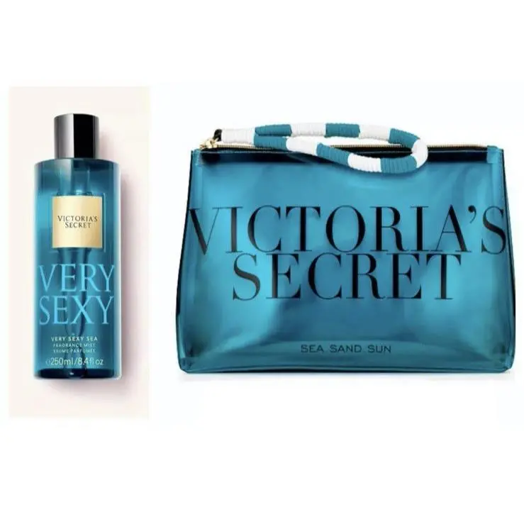 Victoria’s Secret Very Sexy Sea Fragrance Mist and VS Beauty Bag