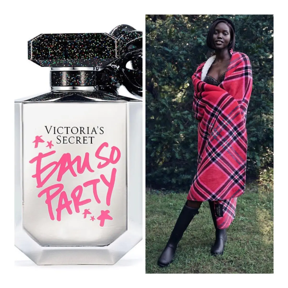 Victoria’s Secret Eau SO Party Eau de Parfum 1.7 Fl.oz. and VS Blanket