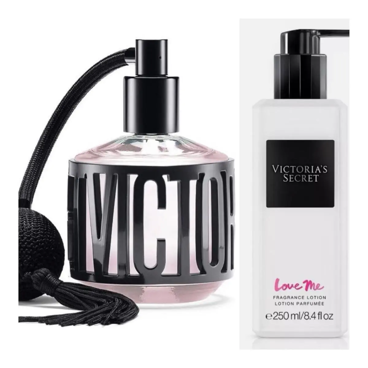 Victoria`s Secret Love ME Eau de Parfum 1.7 Fl.oz. and Fragrance Lotion