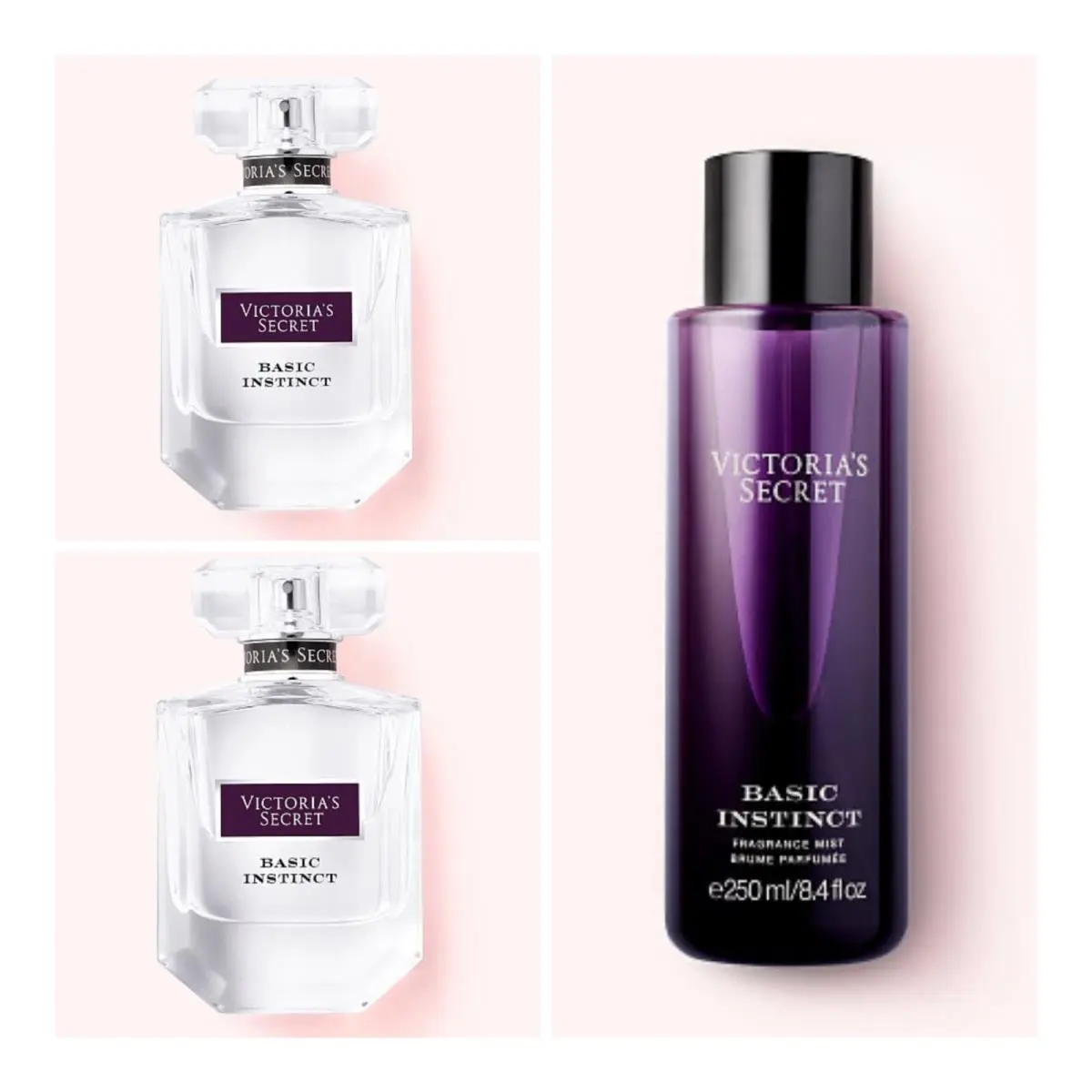 Victoria’s Secret Basic Instinct Eau de Parfum 1.7 Fl.oz. 2 and Fragrance Mist
