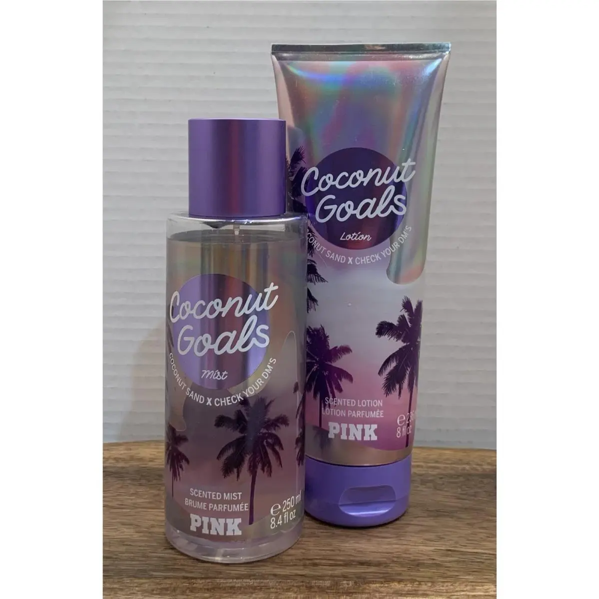 Victoria`s Secret Pink Coconut Goals Scented Mist and Lotion