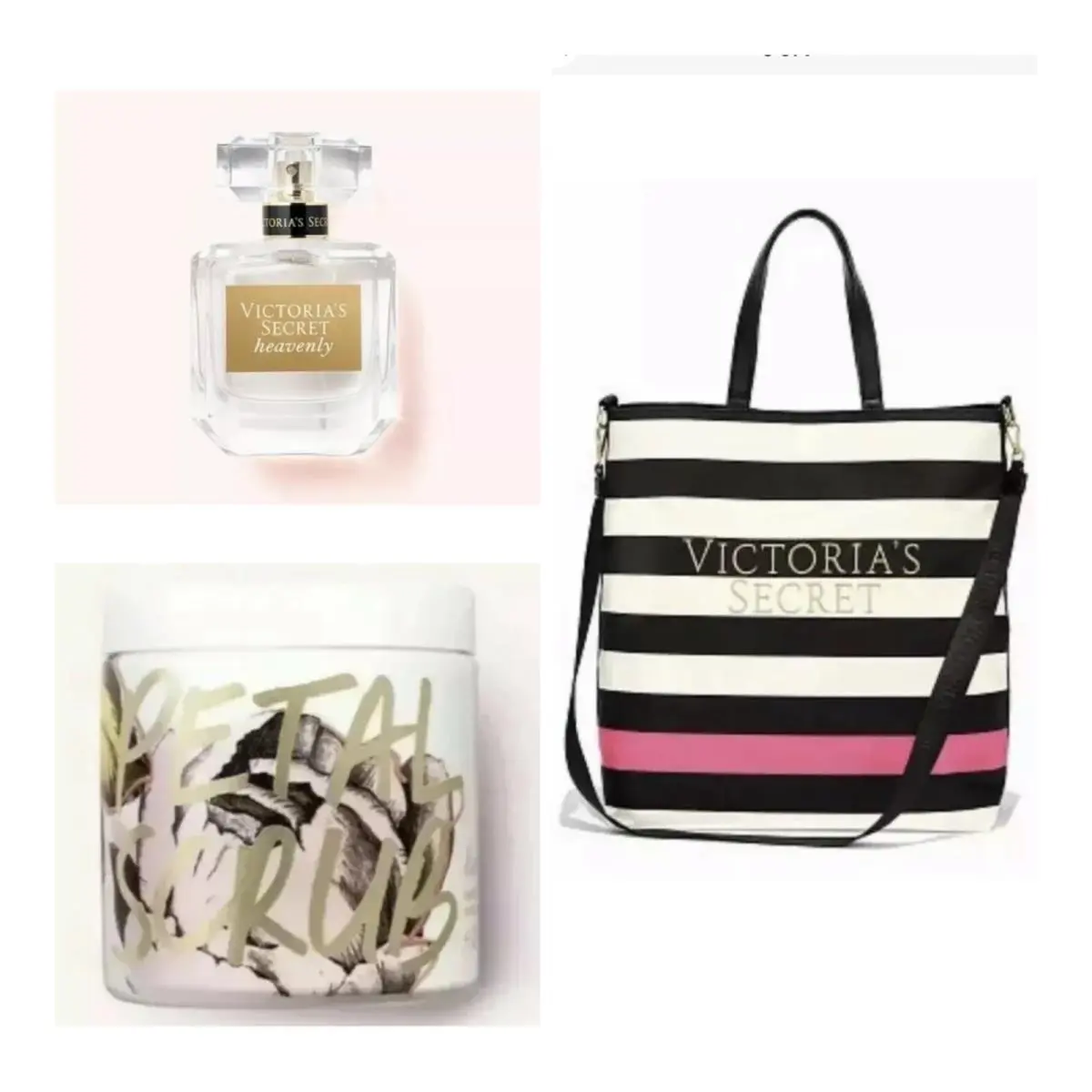 Victoria`s Secret Heavenly Eau de Parfum 1 Fl.oz. / Body Polish / Tote Bag by Victoria's Secret