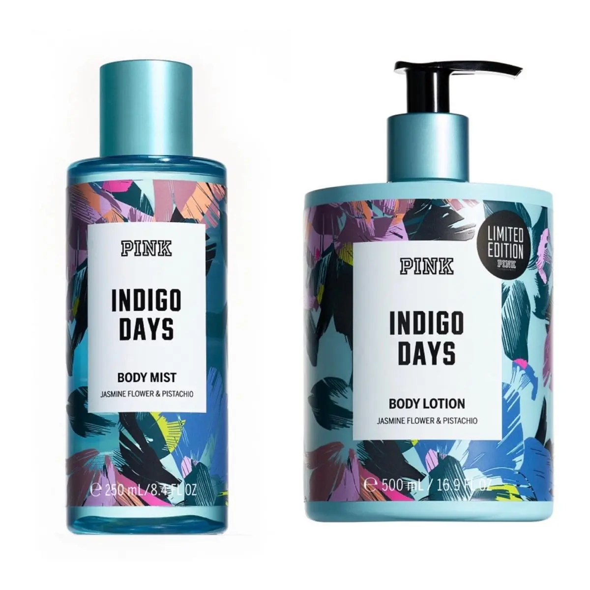 Victoria`s Secret Pink Indigo Days Body Mist and Lotion