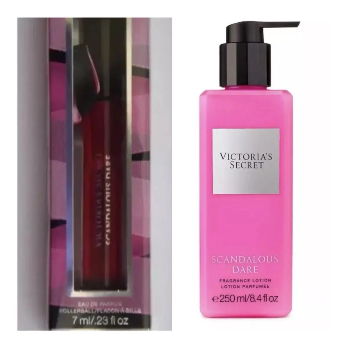 Victoria`s Secret Scandalous Dare Eau de Parfum Rollerball and Fragrance Lotion