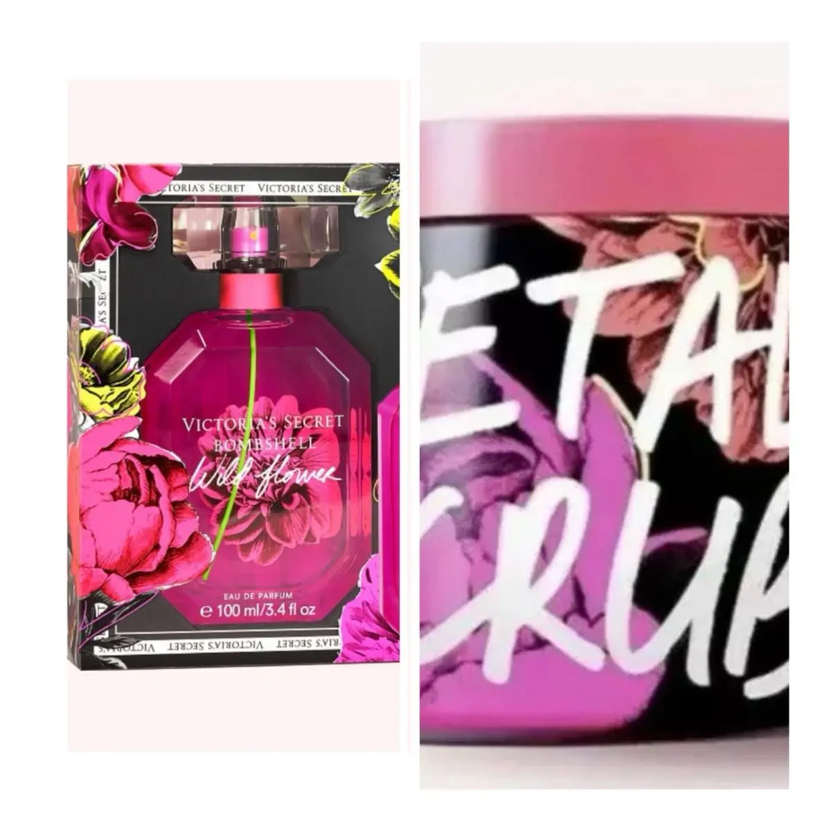Victoria`s Secret Bombshell Wildflower Eau de Parfum 3.4 Fl.oz. Petal Scrub
