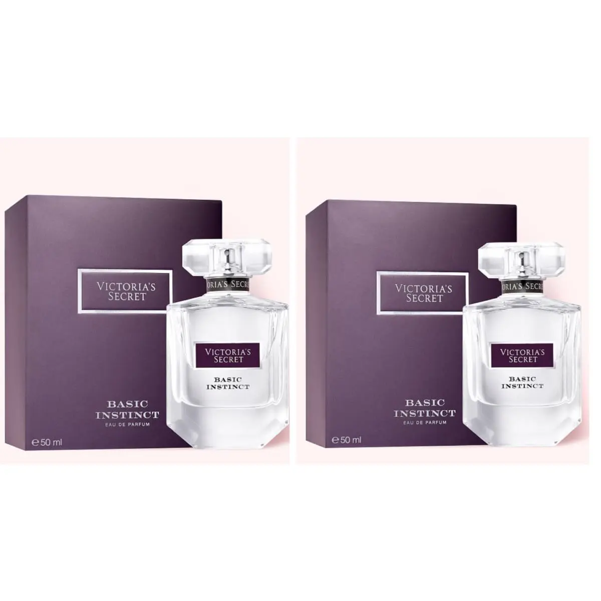 Victoria’s Secret Basic Instinct Eau de Parfum 1.7 Fl.oz. Lot of 2