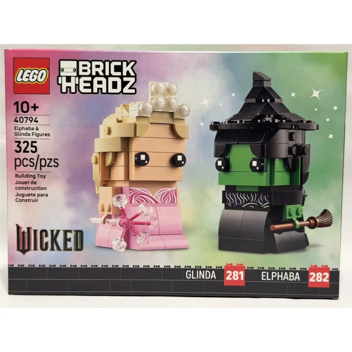 Lego Brickheadz Wicked 40794 Elphaba Glinda Figures Nisb