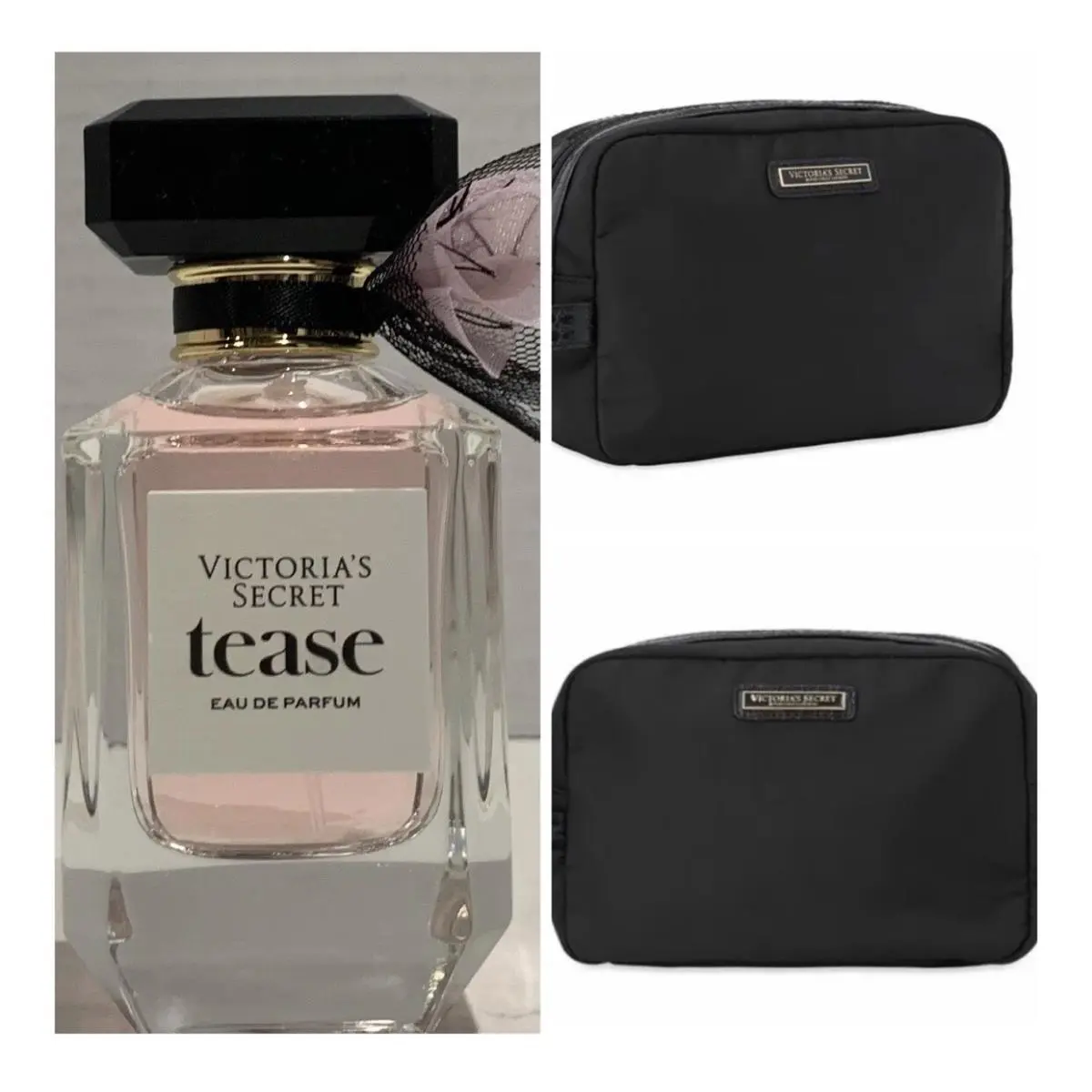 Victoria`s Secret Tease Eau de Parfum 1.7 Fl.oz. and Beauty Bag by Victoria's Secret