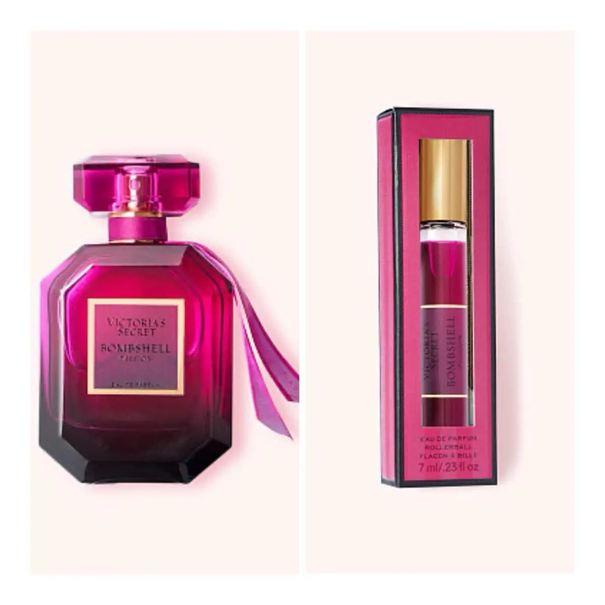 Victoria`s Secret Bombshell Passion Eau de Parfum 1.7 Fl.oz. and Rollerball