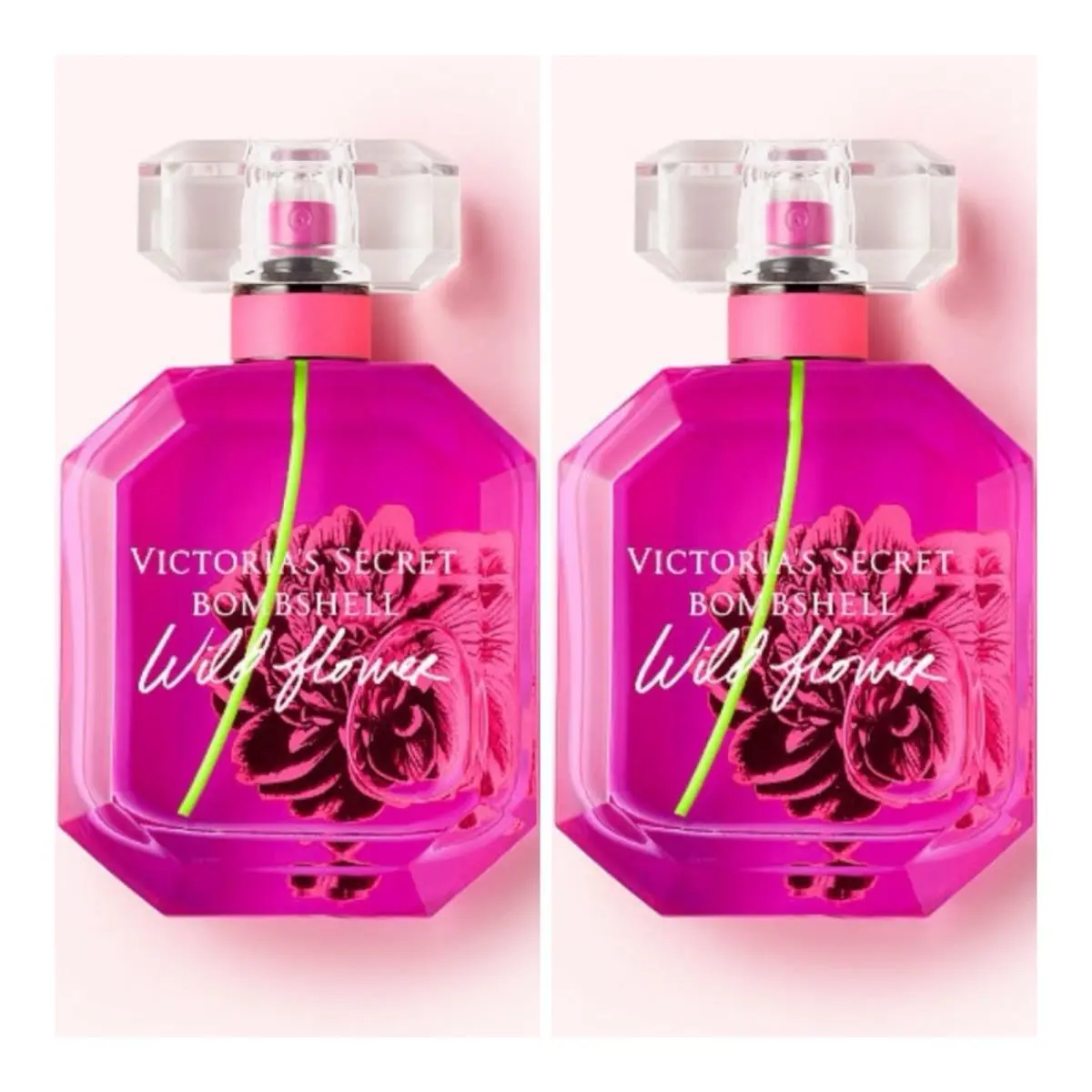 Victoria`s Secret Bombshell Wildflower Eau de Parfum 1.7 Fl.oz. Lot of 2