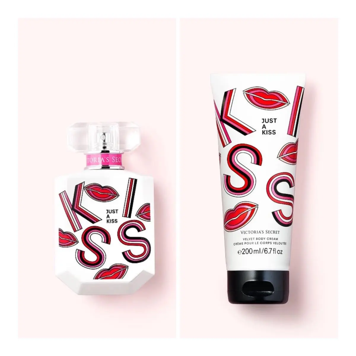 Victoria’s Secret Just A Kiss Eau de Parfum 1.7 Fl.oz. and Body Cream