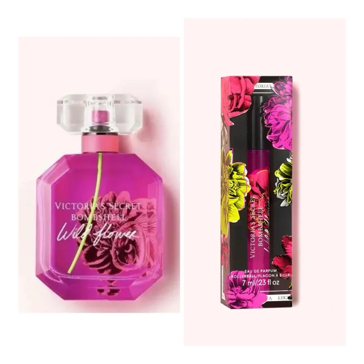 Victoria`s Secret Bombshell Wildflower Eau de Parfum 1.7 Fl.oz. and Rollerball