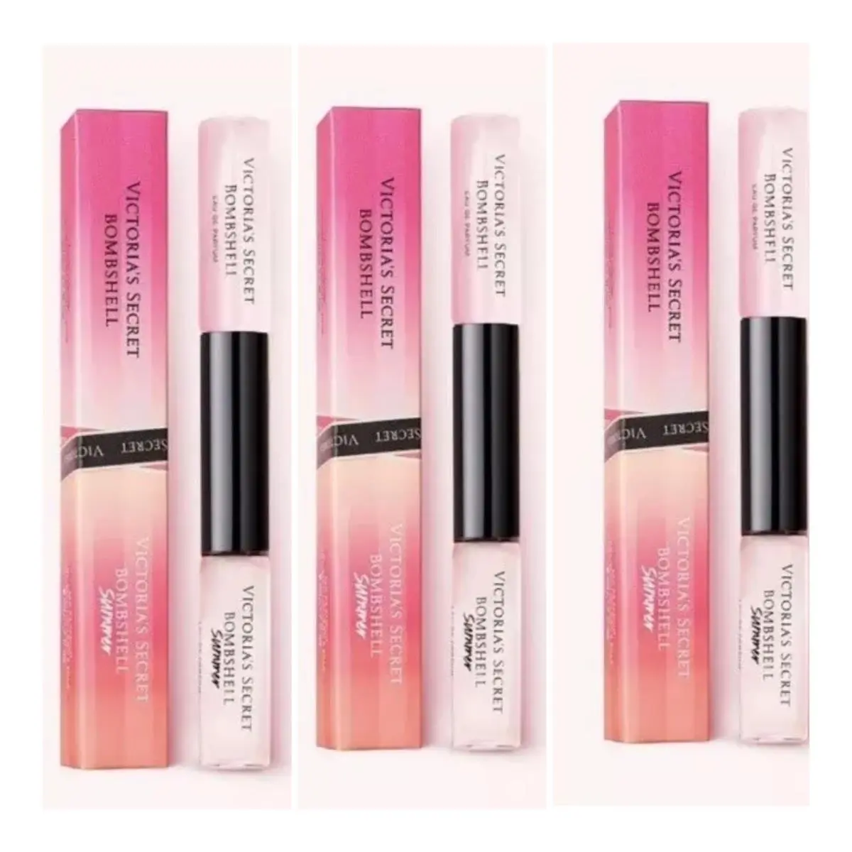 3 Victoria`s Secret Bombshell / Bombshell Summer Eau de Parfum Rollerball Duo