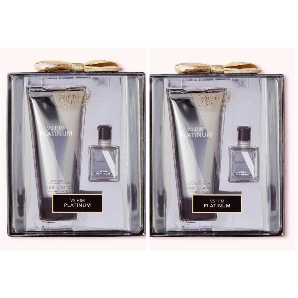 Victoria’s Secret VS Him Platinum Mini Fragrance Duo Lot of 2