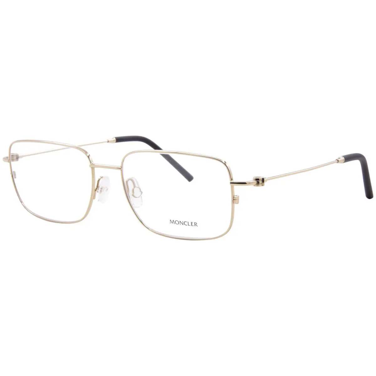 Moncler ME1004 1007 Eyeglasses Pale Gold Full Rim 54mm