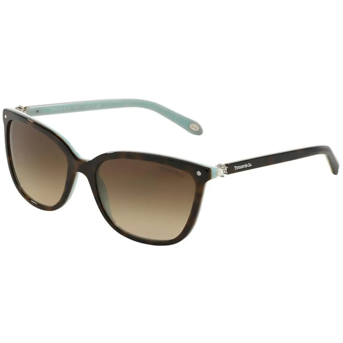 Tiffany TF 4105 HB Havana On Blue 81343B Size 55 Sunglasses by Tiffany & Co.