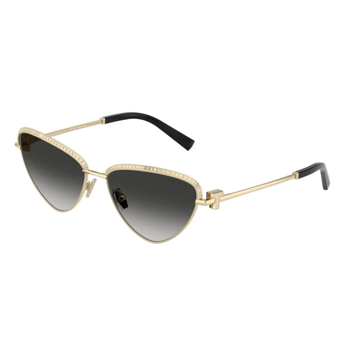 Tiffany TF 3107KB Pale Gold Plated Grey Gradient 62203C Sunglasses
