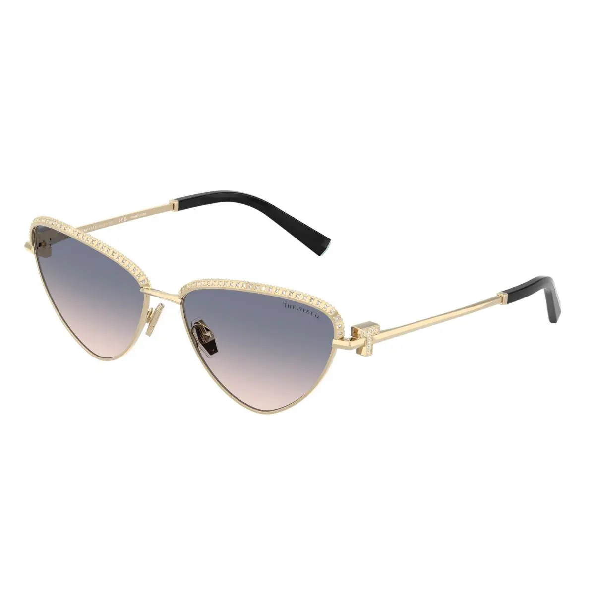 Tiffany TF 3107KB Pale Gold Plated Light Brown g 622116 Sunglasses
