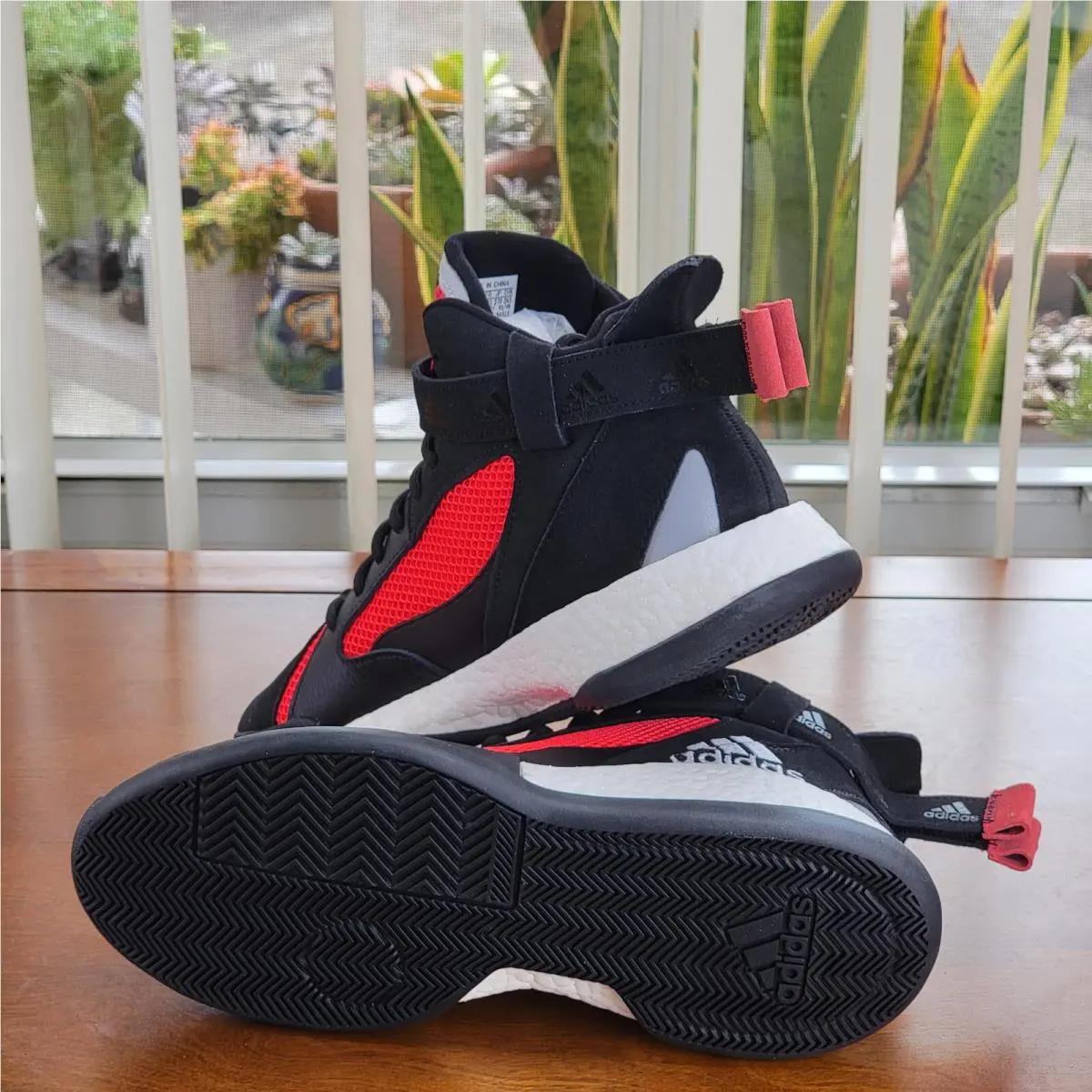 Adidas shoes - adidas Posterize - Posterize - EG8879 - Core Black / Shock Red / Silver Metallic (UPC: 193104440886) 4