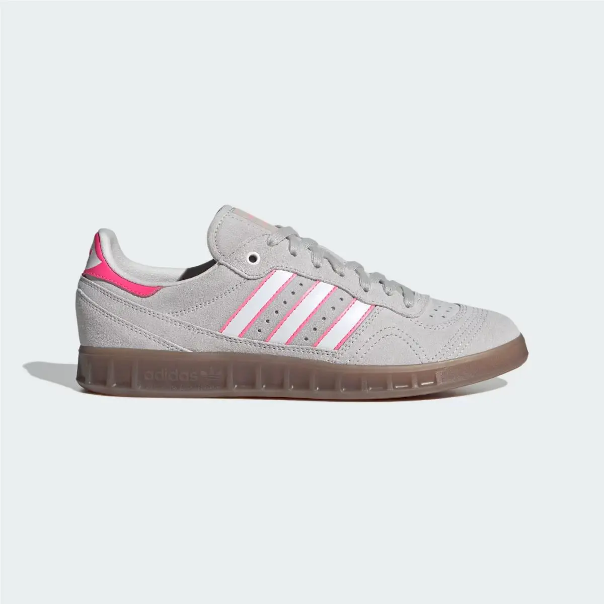 Adidas Originals Handball Top Mens Casual Shoes JR3656 Gray Pink sz 11