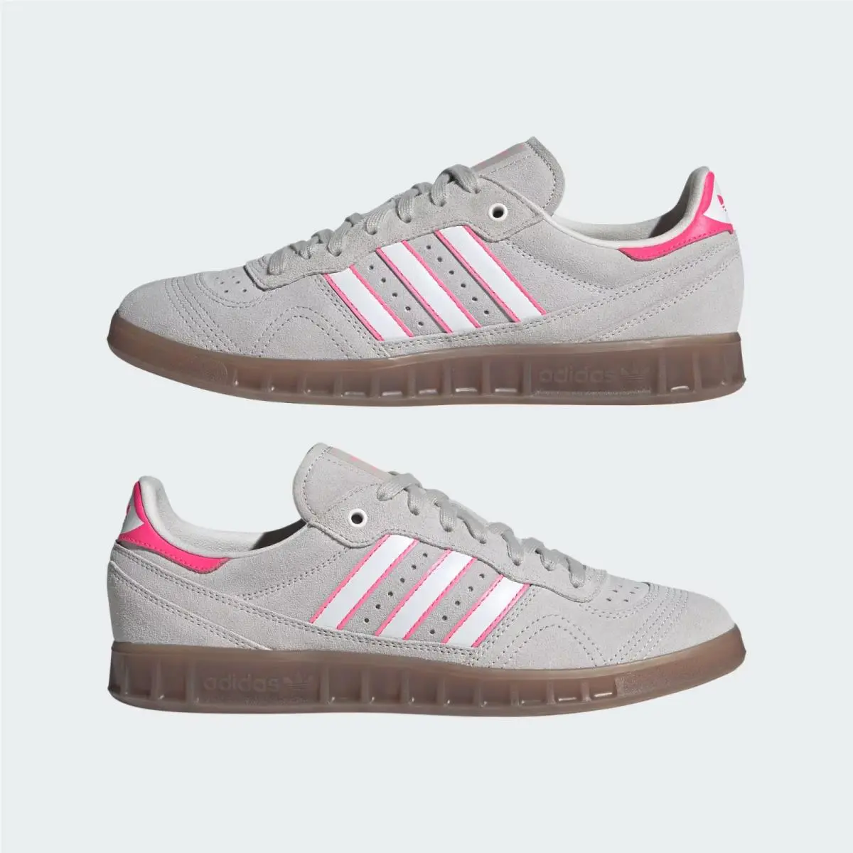 Adidas shoes - - Adidas Handball Top - Handball Top - JR3656 - Grey One / Cloud White / Lucid Pink 4