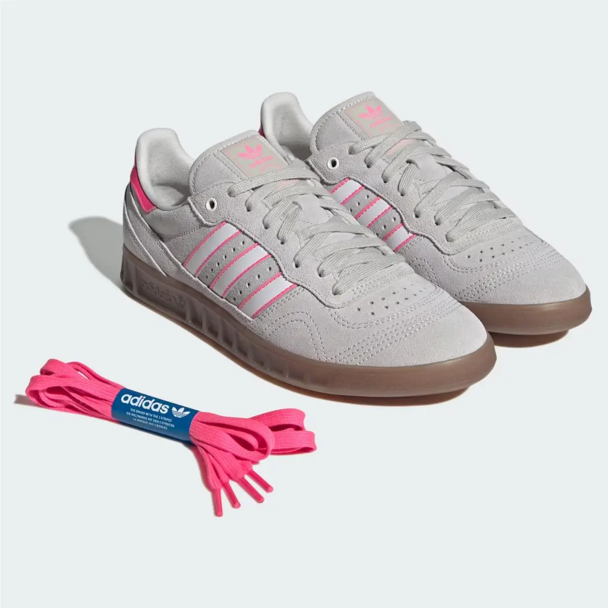 Adidas shoes - - Adidas Handball Top - Handball Top - JR3656 - Grey One / Cloud White / Lucid Pink 5