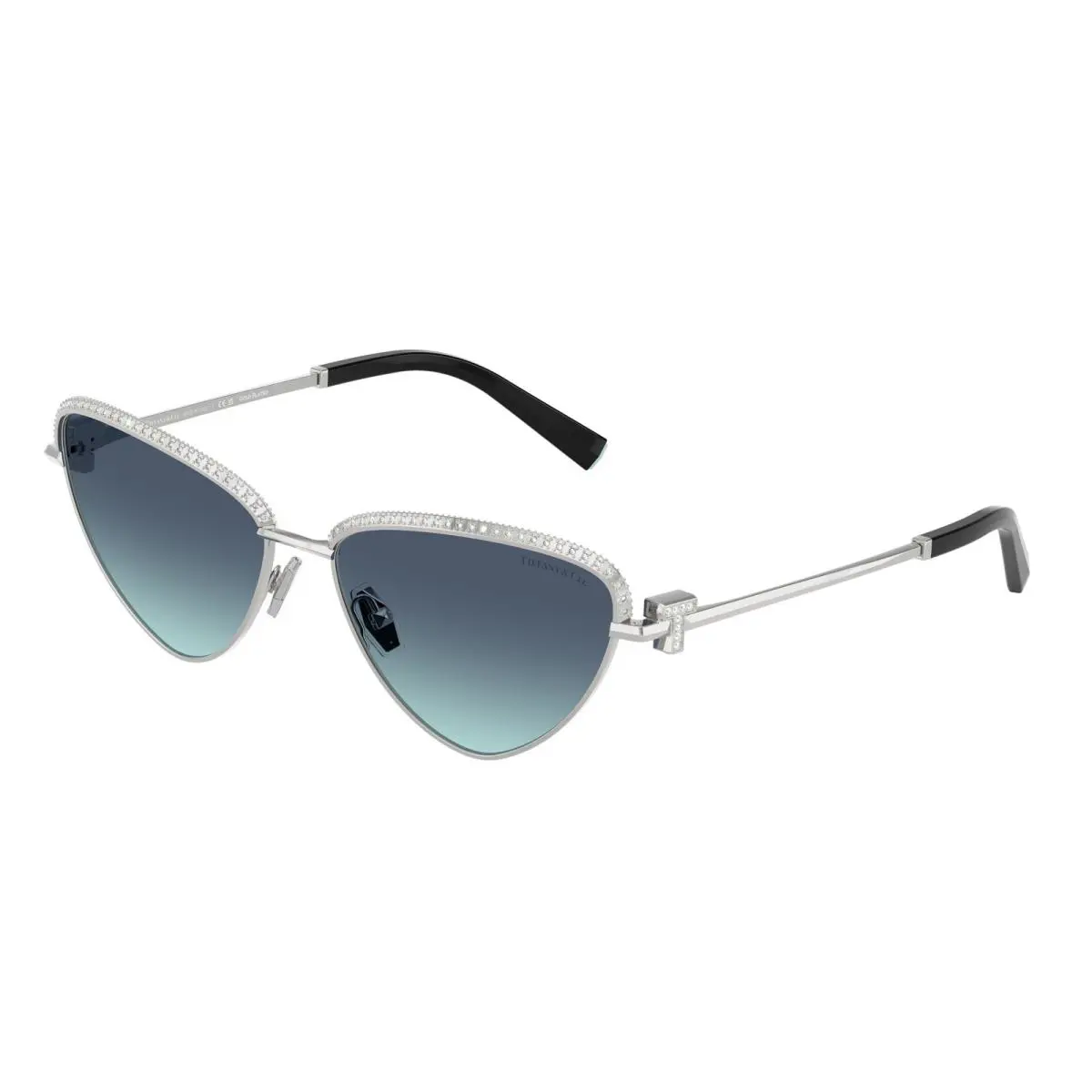 Tiffany TF 3107KB Silver Gold Plated Azure Gradi 62139S Sunglasses