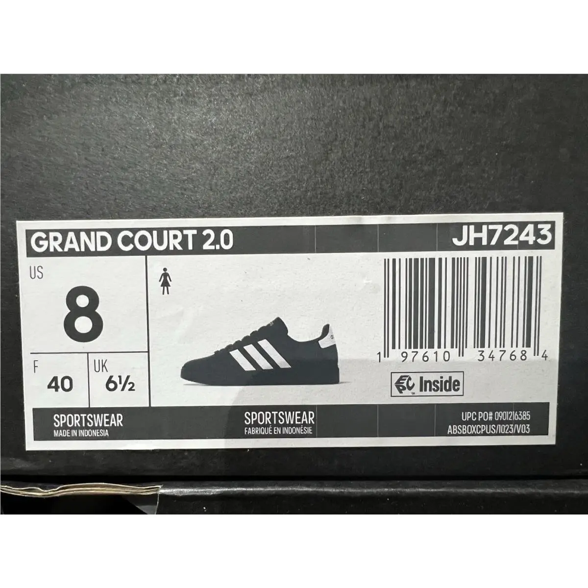 Adidas shoes - adidas Grand Court - Grand Court - JH7243 - Black 16