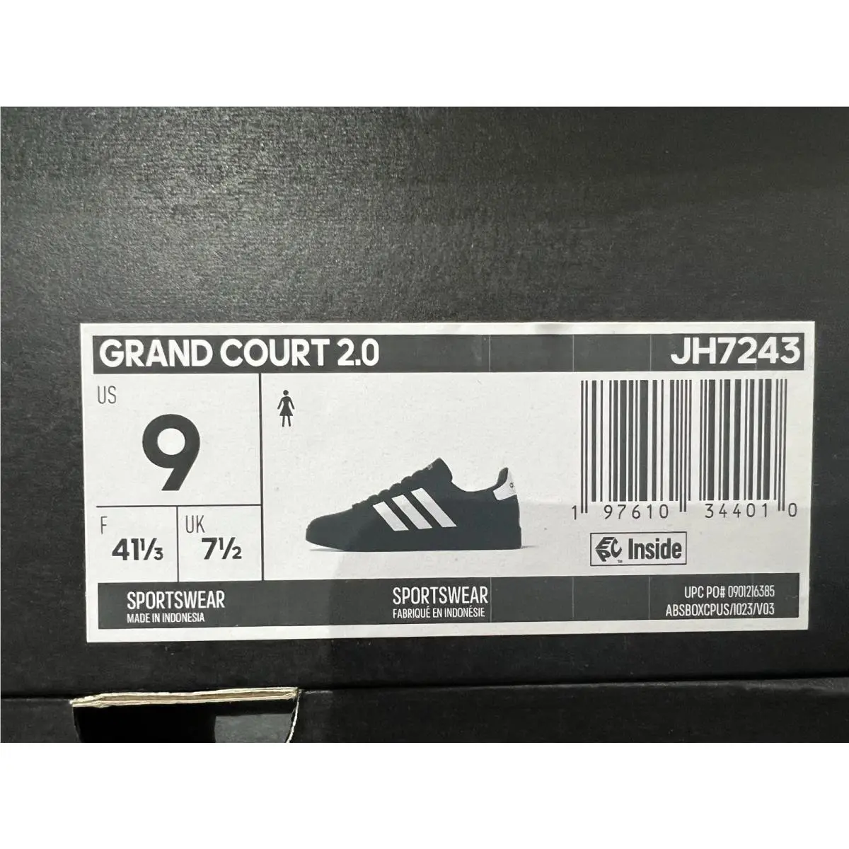 Adidas shoes - adidas Grand Court - Grand Court - JH7243 - Black 16