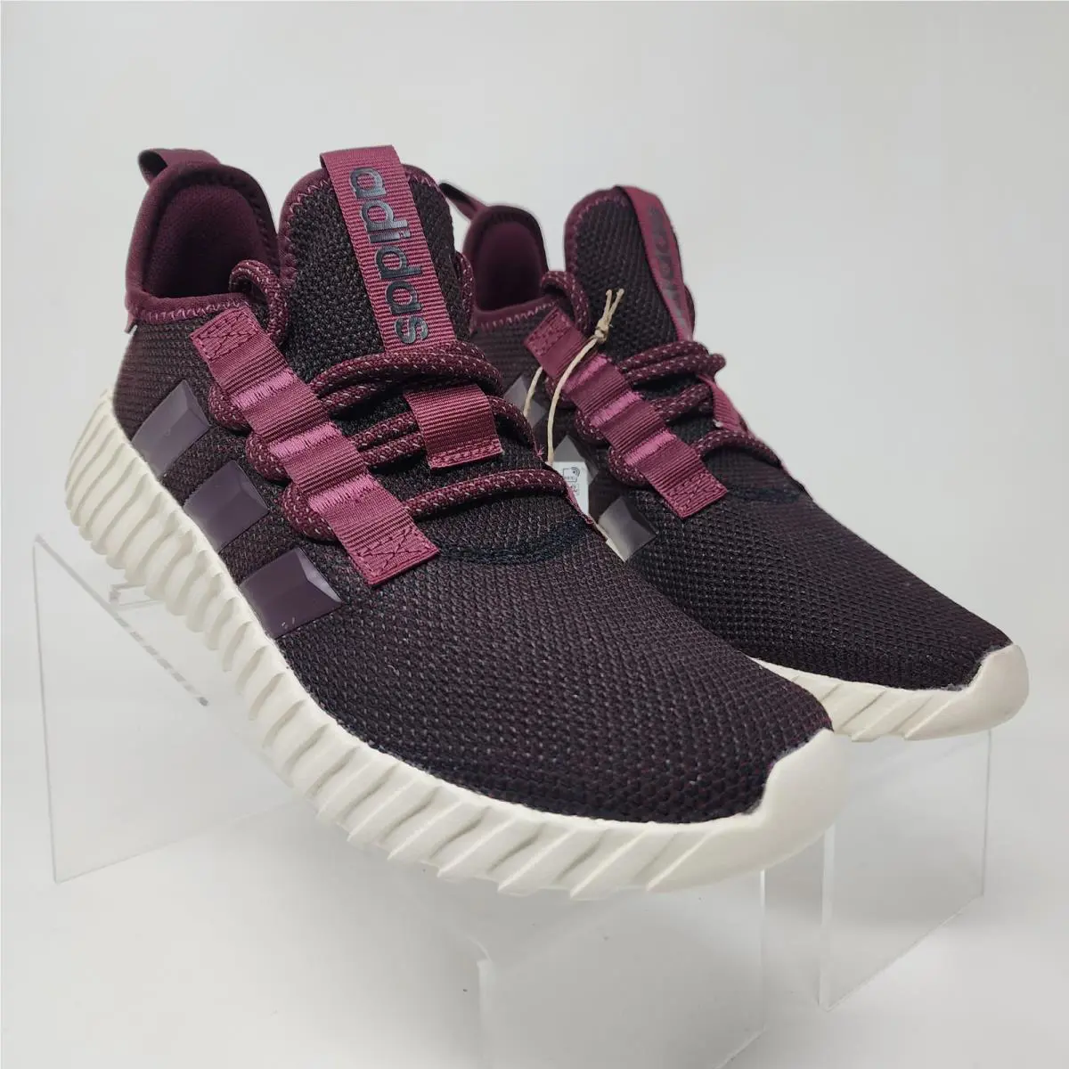 Adidas Kaptir 3.0 Shoes Mens Size 7 Maroon Burgundy Knit Running Casual