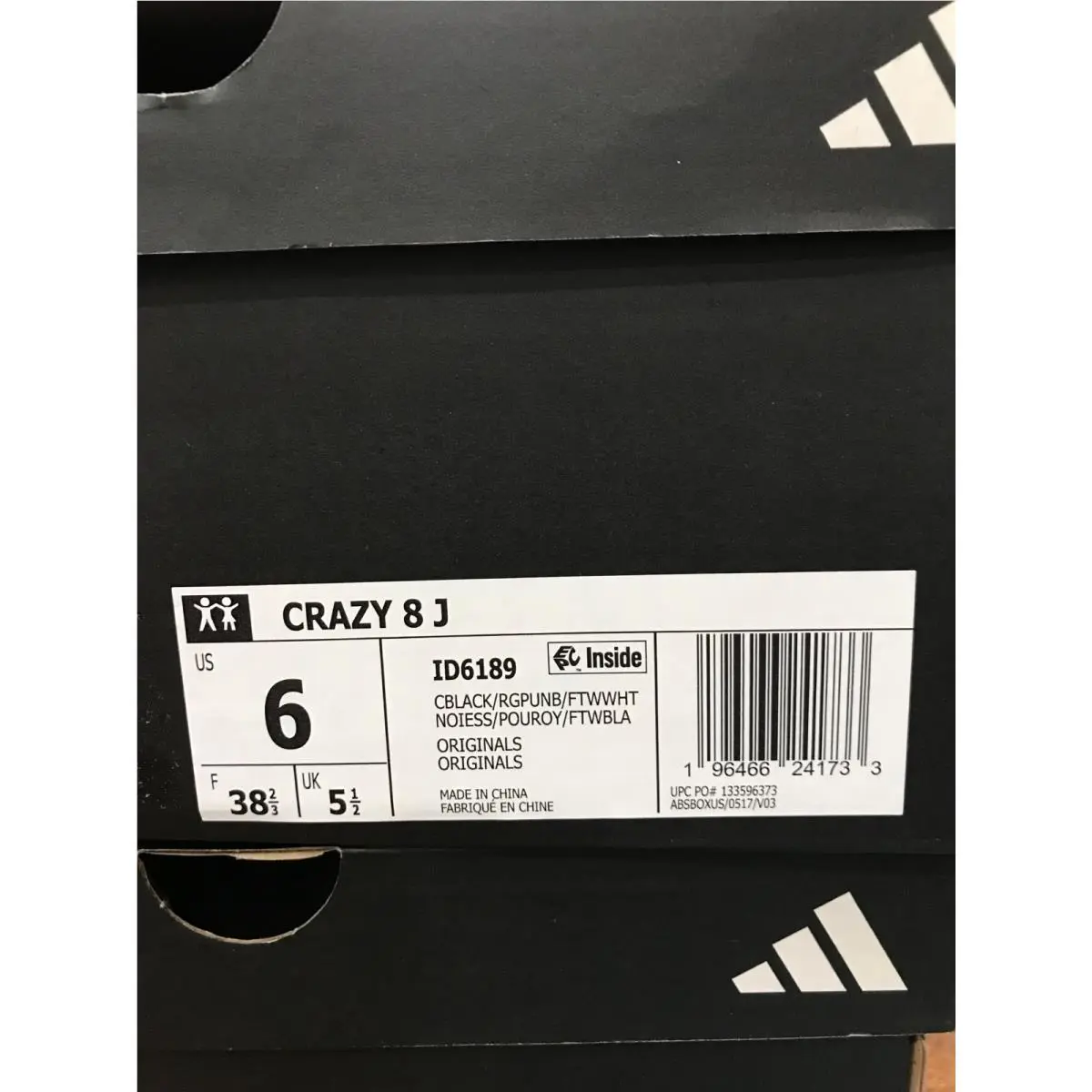 Adidas shoes - Core Black (UPC: 196466241733) 8